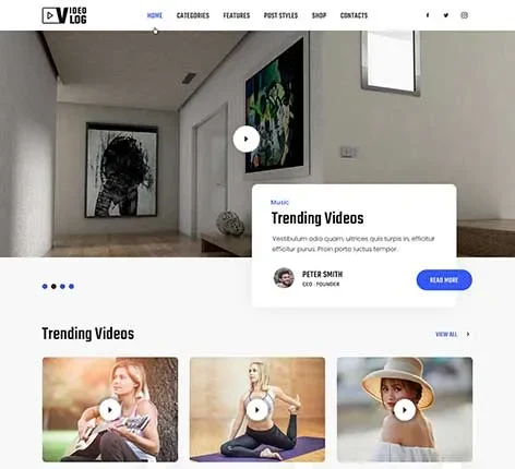 Squarespace Blog Template by SKT Themes