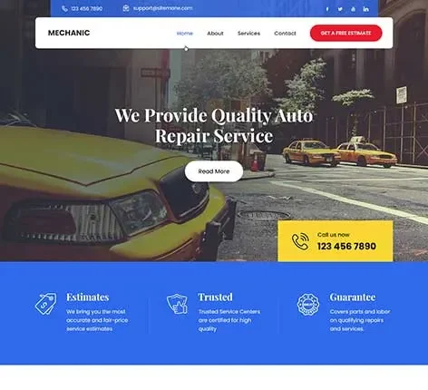 Taxi WordPress Theme by SKT Themes
