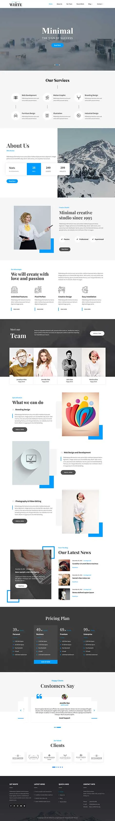 Text Only WordPress Theme