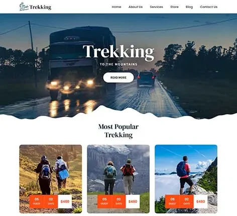 Trucking WordPress Theme by SKT Themes provides fleet service websites with real-time inquiry and map integration.
