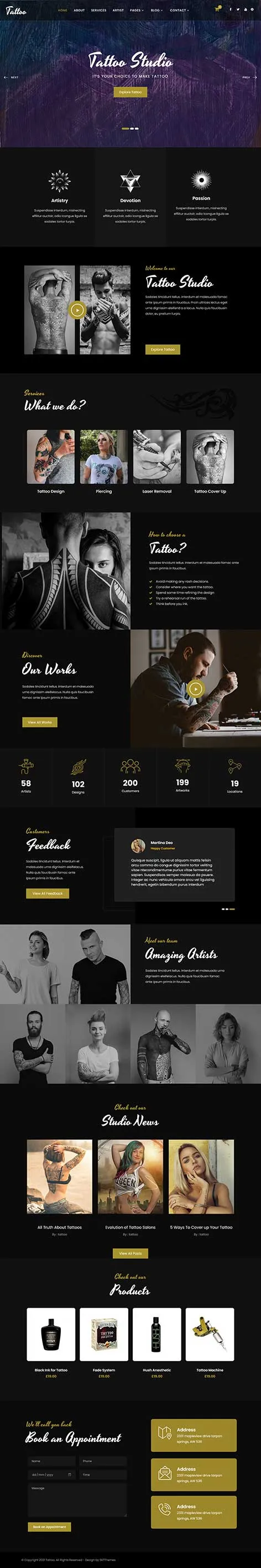 Visual Artists WordPress Theme for creative galleries and portfolios