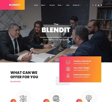 Web Services WordPress Theme for tech agencies and IT providers