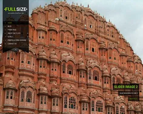 WordPress Theme With Static Pages