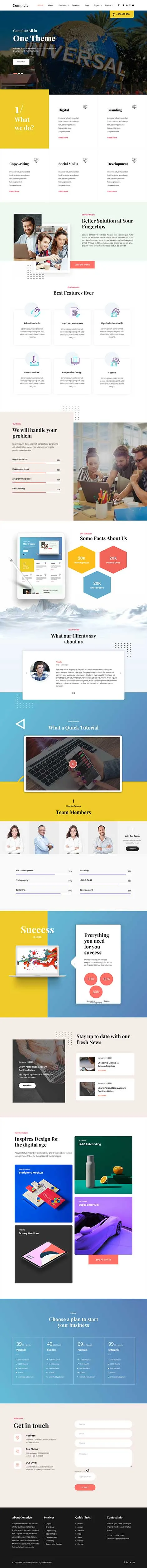 WordPress Universal Theme from SKT Themes is made to suit all business categories with flexible templates and scalable sections.