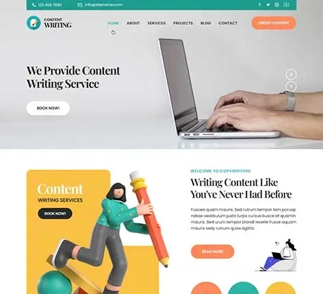Writers Friendly WordPress Theme by SKT Themes helps authors focus on content delivery without design distractions.