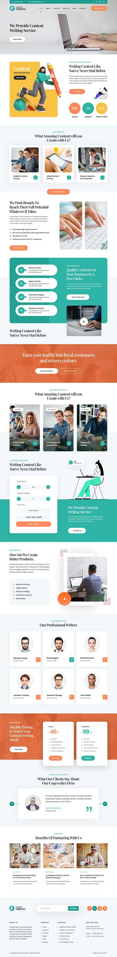 Writers Friendly WordPress Theme by SKT Themes helps authors focus on content delivery without design distractions.