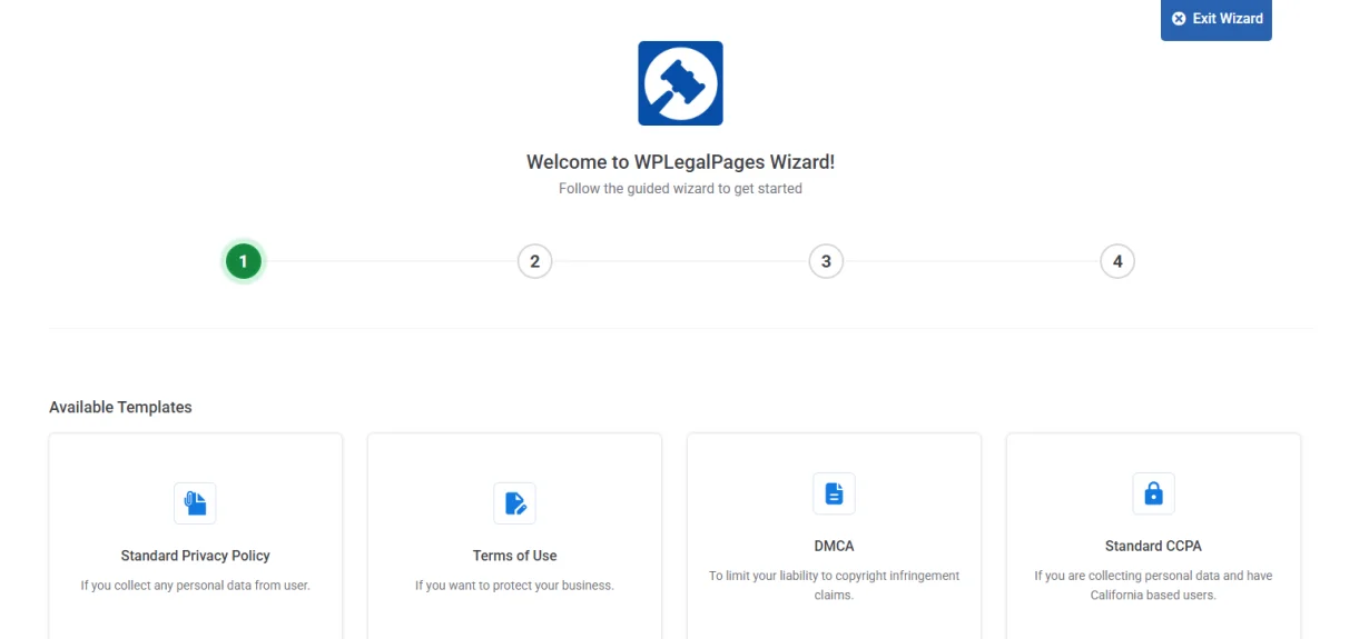 Creating Legal Pages and Using Templates 2
