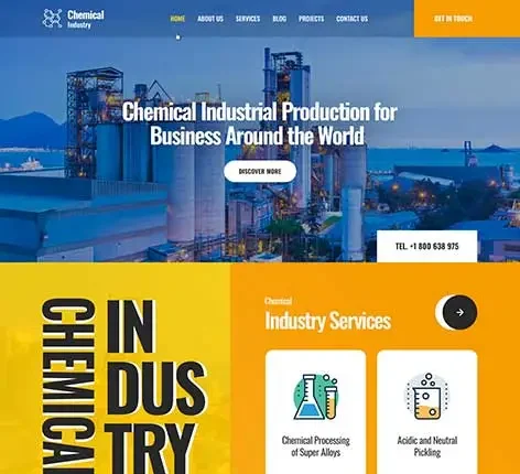 Chemical Industry WordPress Theme