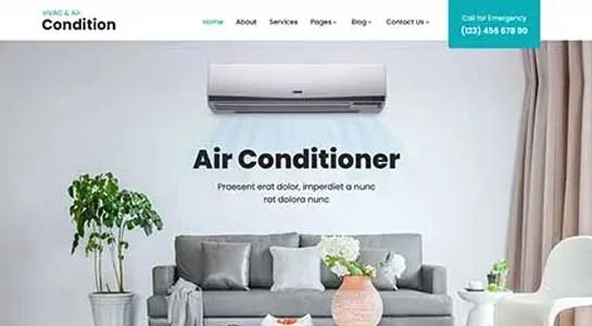 HVAC Fix Pro - AC Repair WordPress Theme
