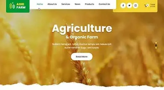 Agri Farm - Agriculture WordPress Theme