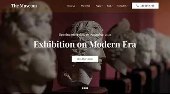 SKT Heirloom - Antiques WordPress Theme