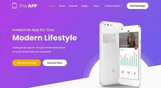 Android Studio - App Developer WordPress Theme