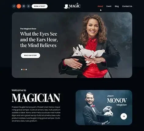 Magician WordPress Theme