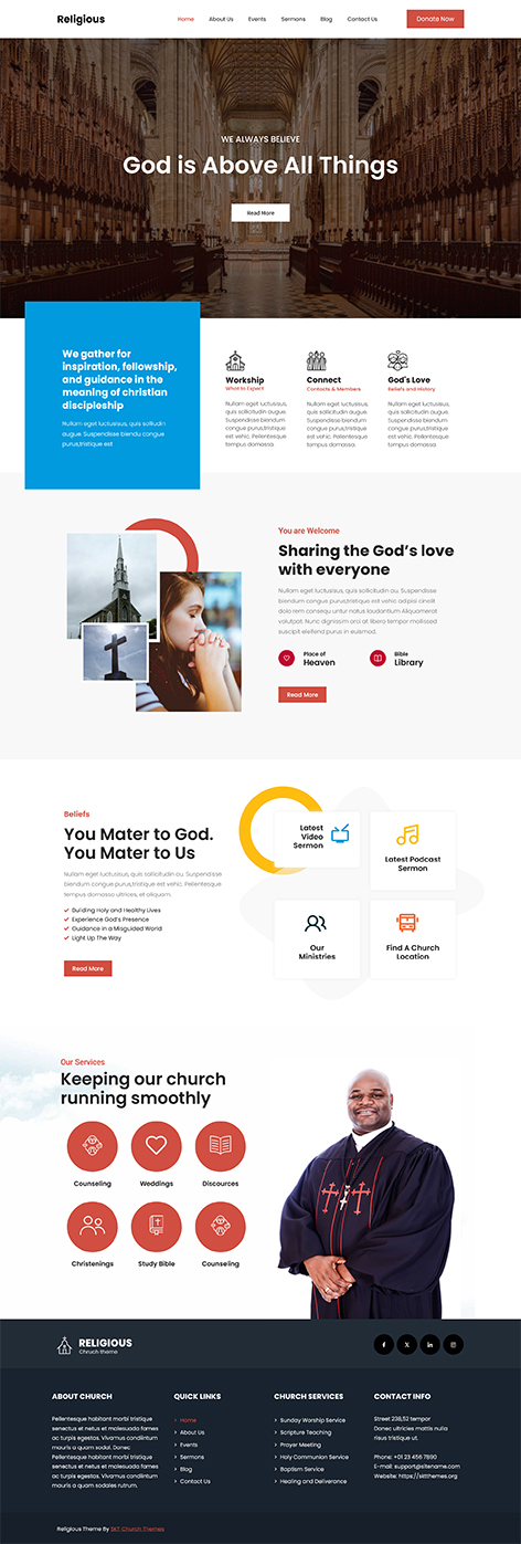 Christian WordPress Theme Free