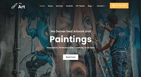 SKT Expressive - Artistic WordPress Theme