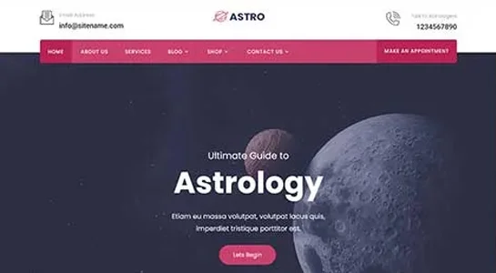 SKT Stargaze - Astronomy WordPress Theme