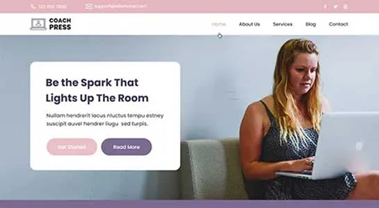 SKT WriteCraft - Author Website Template