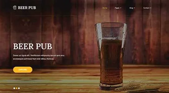SKT Tavern - Bar WordPress Theme