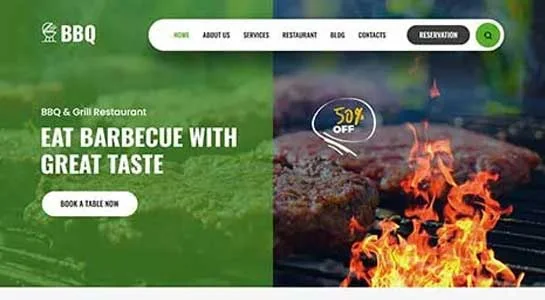 SKT GrillHouse Lite - Free Barbecue WordPress Theme