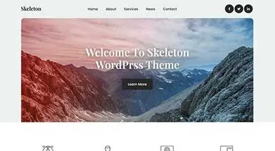 SKT Barebones - Basic and Starter WordPress Theme