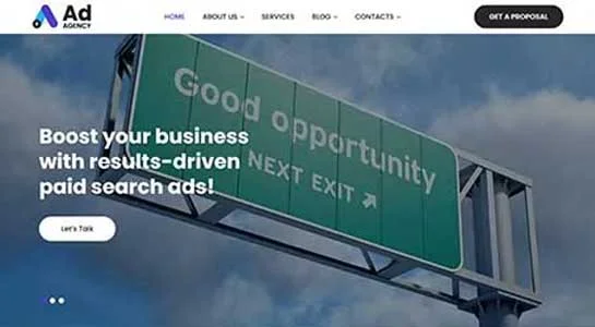 SKT Hoardings - Billboard Advertisement Services WordPress Theme