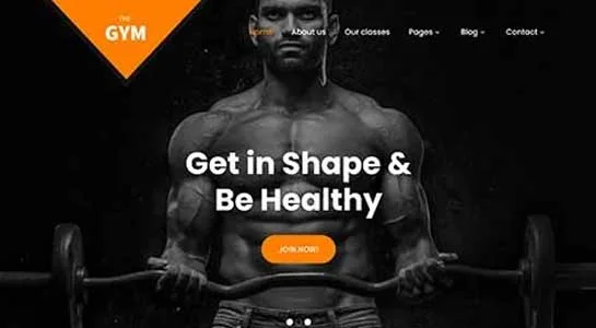 SKT Weightlifting - Bodybuilding WordPress Theme