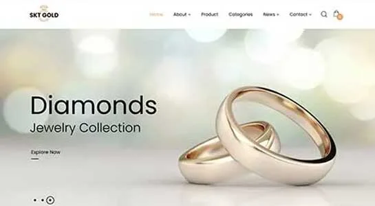 SKT Bride - Bridal Shop WordPress Theme