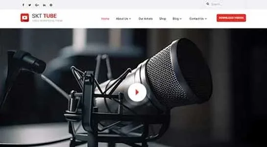 SKT StreamCast - Broadcast WordPress Theme