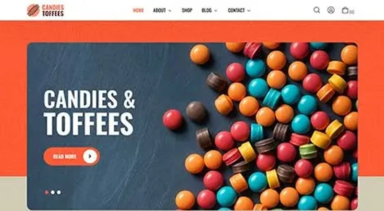 SKT Sweetstore - Candy Shop WordPress Theme