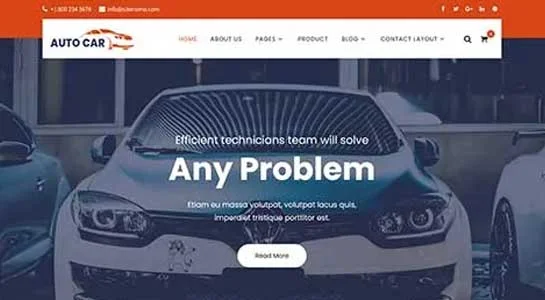 SKT Modification - Car Tuning WordPress Theme