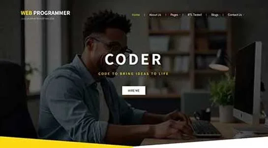 SKT Computer Programmer - Coder WordPress Theme