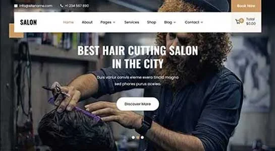 SKT Hairdo - Coiffure Wordpress Theme