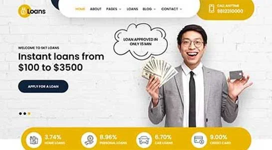SKT Mastercards - Credit Repair WordPress Theme