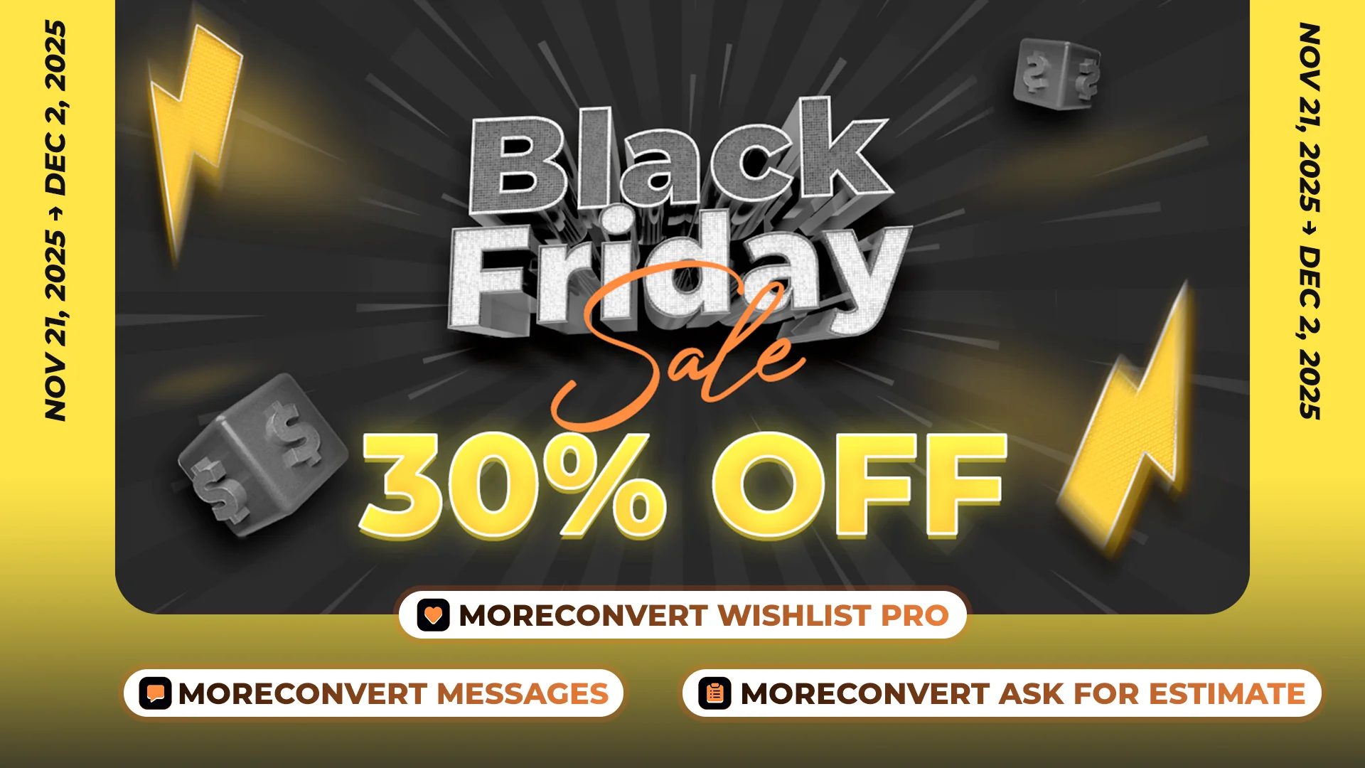 MoreConvert Plugins: WooCommerce Wishlist Pro, Messages & Ask for Estimate 