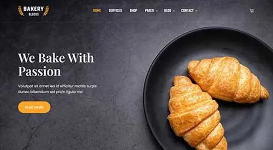 SKT Pastry Design - bakery template WordPress