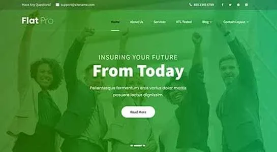 SKT Clean Interface - Bootstrap Flat Theme