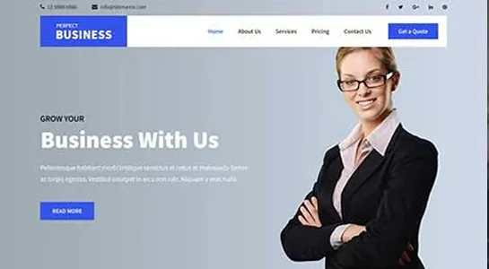 SKT Venture - business website WordPress theme