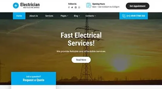 SKT Signal Provider - Cable Company WordPress Theme