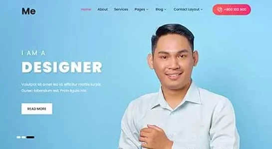 SKT BIo - CV WordPress Theme