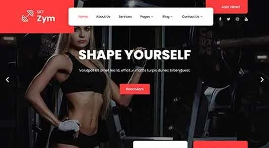 SKT Cloudy - Dark WordPress Theme