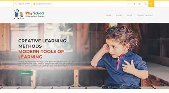 SKT EarlyLearning - Daycare Education WordPress Theme