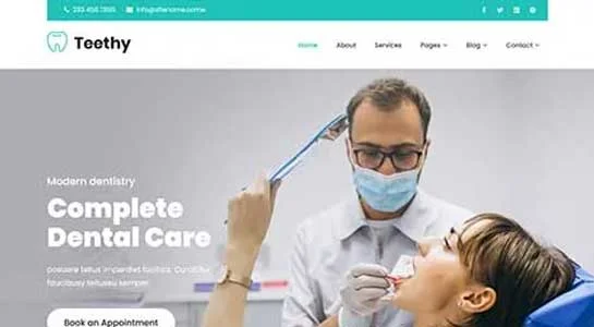 SKT Dental Surgeon - Dentist WordPress Theme