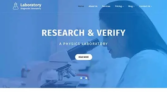 SKT Indicative - Diagnostic Laboratory WordPress Theme