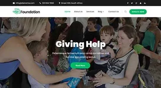 SKT GiveBack - Donation Templates Website