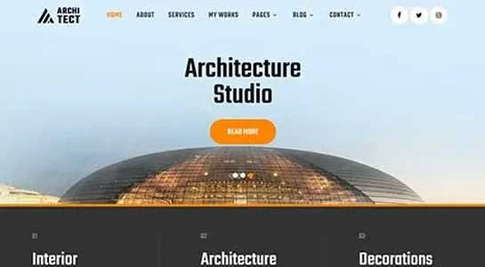 SKT Blueprint Studio - Drafting WordPress Theme