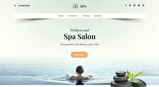 SKT Serenity Retreat - Dream Spa WordPress Theme