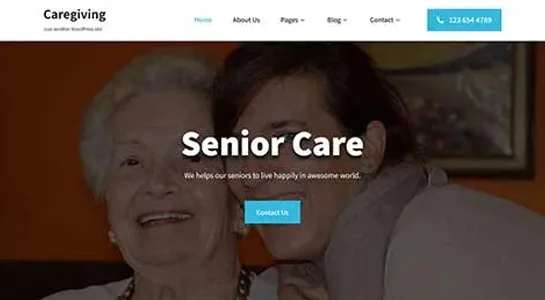 SKT Senior Care - Elderly Care WordPress Theme
