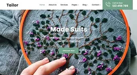 SKT Needlework - Embroidery WordPress Theme