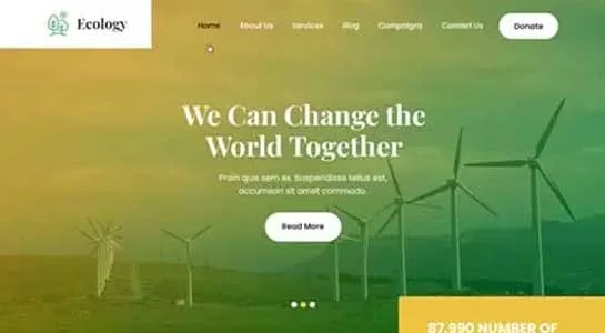SKT Ecology - Environment WordPress Theme