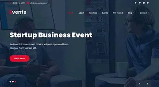SKT Event Microsite - Event Landing Page WordPress Theme